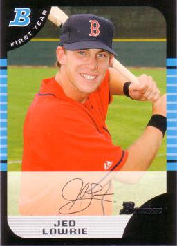 2005 Bowman Draft Picks Jed Lowrie Rookie Card