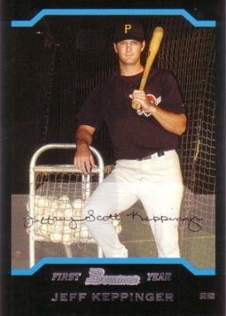 2004 Bowman Jeff Keppinger Rookie Card