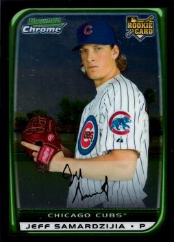 2008 Bowman Chrome Baseball Jeff Samardzija Rookie Card