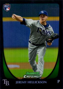 Jeremy Hellickson Bowman Chrome Refractor Rookie Card