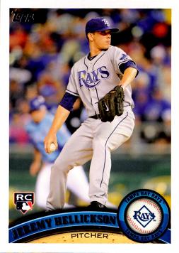 2011 Topps Jeremy Hellickson Rookie Card