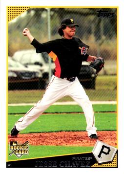 2009 Topps Baseball Jesse Chavez Rookie Card