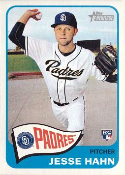 2014 Topps Heritage Baseball Jesse Hahn Rookie Card