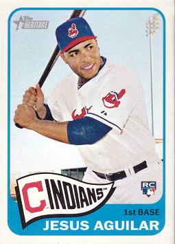 2014 Topps Heritage Baseball Jesus Aguilar Rookie Card