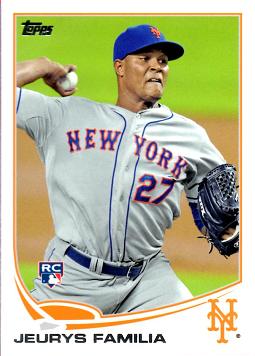 2013 Topps Jeurys Familia Rookie Card