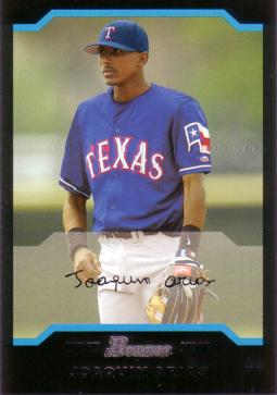 2004 Bowman Joaquin Arias Rookie Card