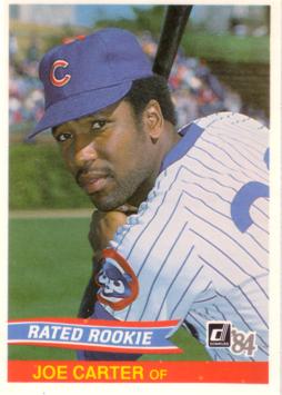 1984 Donruss Joe Carter Rookie Card
