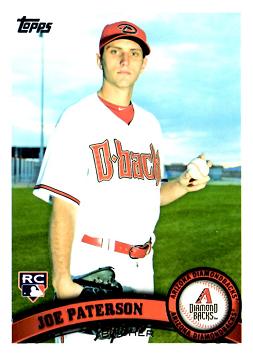 2011 Topps Joe Paterson Rookie Card