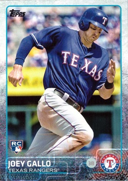 2015 Topps Update Baseball Joey Gallo Rookie Card