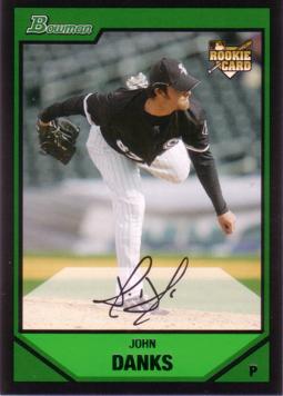 2007 Bowman Draft Picks John Danks Rookie Card