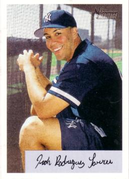 2002 Bowman Heritage John Rodriguez Rookie Card