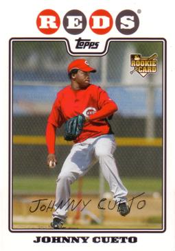 2008 Topps Johnny Cueto Rookie Card