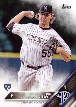 2016 Topps Baseball Jon Gray Rookie Card