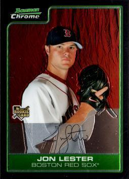 2006 Bowman Chrome Draft Picks Jon Lester Rookie Card