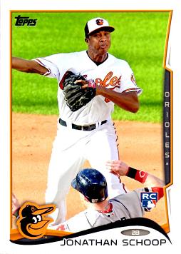 2014 Topps Baseball Jonathan Schoop Rookie Card