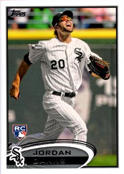 2012 Topps Update Jordan Danks Rookie Card