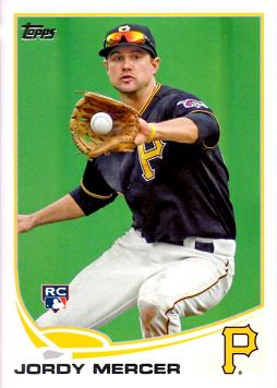 2013 Topps Jordy Mercer Rookie Card