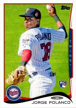 2014 Topps Update Baseball Jorge Polanco Rookie Card