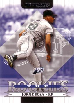 2002 Donruss the Rookies Jorge Sosa Rookie Card