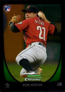 2011 Bowman Chrome Draft Jose Altuve Rookie Card