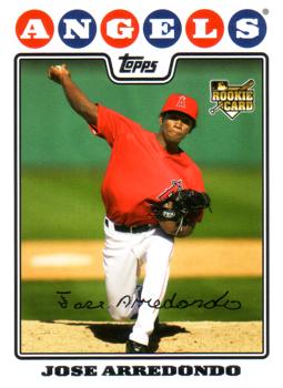 2008 Topps Update Jose Arredondo Rookie Card