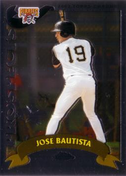 Jose Bautista Topps Chrome Rookie Card