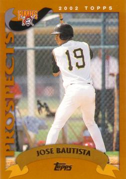 2002 Topps Traded Jose Bautista Rookie Card