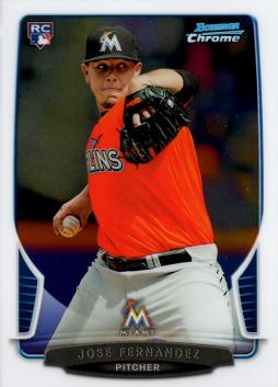 Jose Fernandez Bowman Chrome Rookie Card