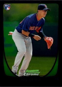 2011 Bowman Chrome Draft Picks Jose Iglesias Rookie Card