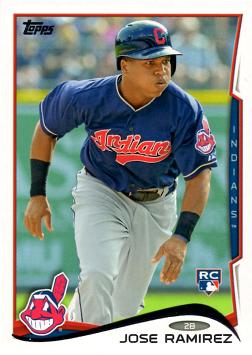 2014 Topps Baseball Jose Ramirez Rookie Card