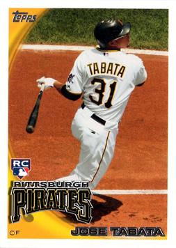 2010 Topps Update Jose Tabata Rookie Card