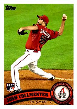 2011 Topps Update Josh Collmenter Rookie Card