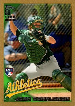 2010 Topps Update Gold Josh Donaldson Rookie Card