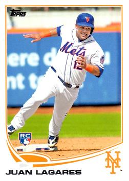 2013 Topps Update Juan Lagares Rookie Card