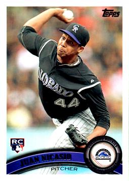 2011 Topps Update Juan Nicasio Rookie Card