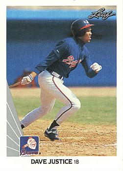 David Justice Rookie Card