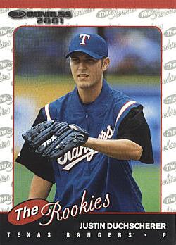 2001 Donruss RCs Justin Duchscherer Rookie Card