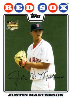 2008 Topps Update Justin Masterson Rookie Card
