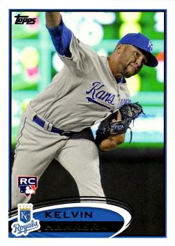 2012 Topps Baseball Kelvin Herrera Rookie Card