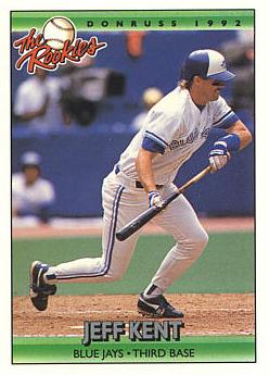 1992 Donruss the Rookies Jeff Kent Rookie Card