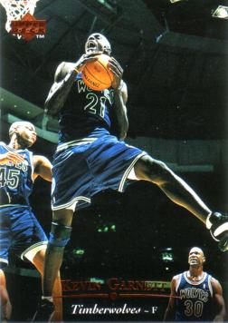1995 Upper Deck Kevin Garnett Rookie Card