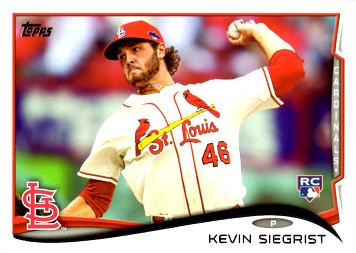 2014 Topps Baseball Kevin Siegrist Rookie Card