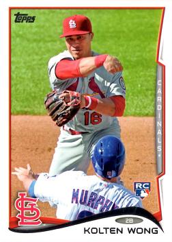 2014 Topps Baseball Kolten Wong Rookie Card