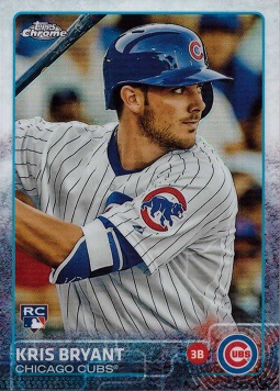 2015 Topps Chrome Refractor Baseball Kris Bryant Rookie Card