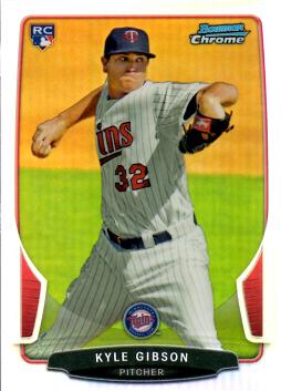 Kyle Gibson Bowman Chrome Refractor Rookie Card