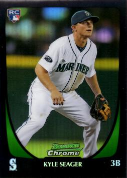 Kyle Seager Bowman Chrome Refractor Rookie Card