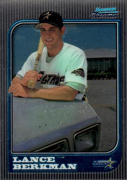 1997 Bowman Chrome Lance Berkman Rookie Card