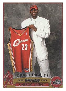 2003 - 2004 Topps LeBron James Rookie Card