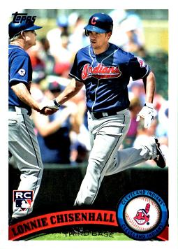 2011 Topps Update Baseball Lonnie Chisenhall Rookie Card