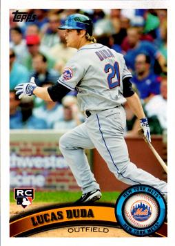 2011 Topps Lucas Duda Rookie Card